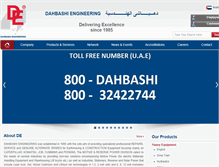 Tablet Screenshot of dahbashi.com